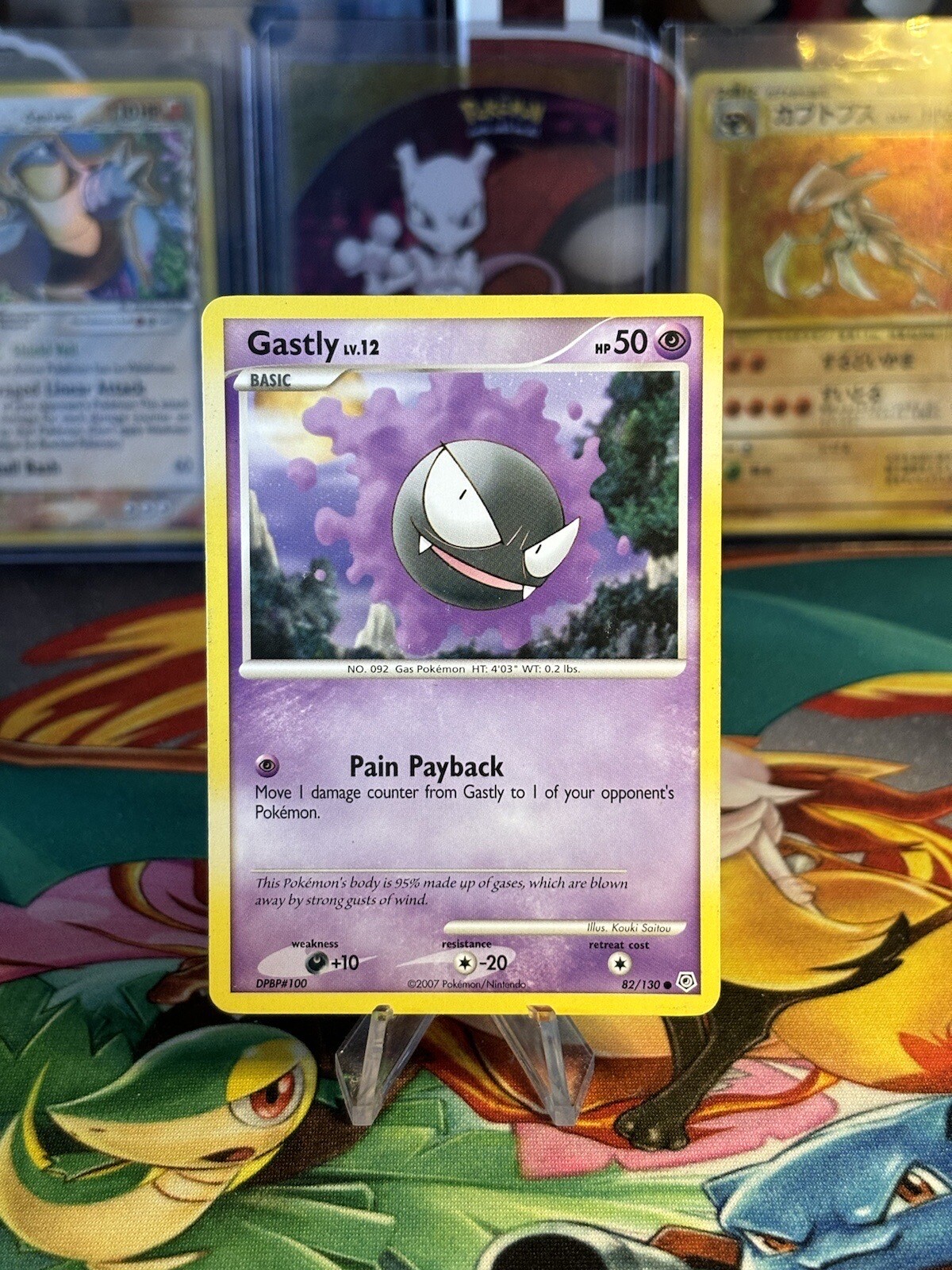 Pokemon Diamond and Pearl Gastly #82/130 LP Common