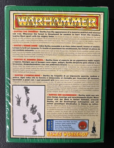 Warhammer Wood Elf Durthu the Treeman (1996) Sealed NIB OOP Metal Pewter Vintage - Picture 2 of 6