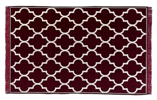 Ethnic Premium Chenille Living Room Carpet Area Rug Picnic Mat 5 x 7 Feet (C16) - Picture 2 of 3