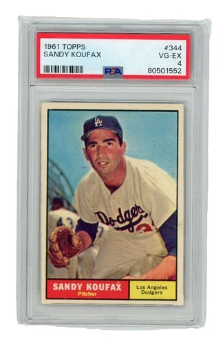 Topps Sandy Koufax 1961 Season Baseball Sports Trading Cards & Accessories