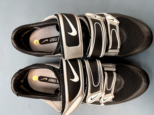 Nike Poggio Cycling Shoe OCLV Carbon Black/Silver EU 38 / US 5.5 NEW OLD STOCK - Picture 11 of 12