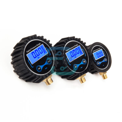 200PSI Range 1/4 HD LED Digital Tire Pressure Gauge Manometer For Car LED Light