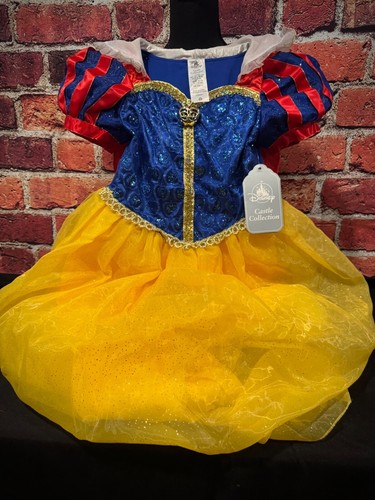 Disney Parks Castle Collection Princess Snow White Dress Costume Kids SZ 11/12