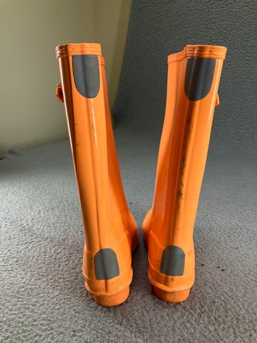 Hunter Glossy Light Birght Orange Muck Boots Gummistiefel Halloween Unisex - Bild 3 von 17