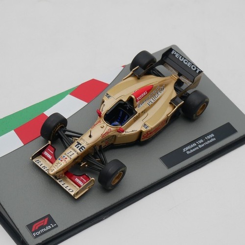 ixo 1:43 F1 Cars JORDAN 196 1996 Rubens Barrichello modellino auto pressofuso auto giocattolo - Foto 5 di 6