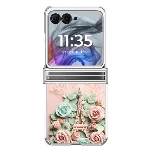 Für Motorola Moto Razr 2024 - Textur Design Impact Cover Stoßfest Hülle - Bild 19 von 22