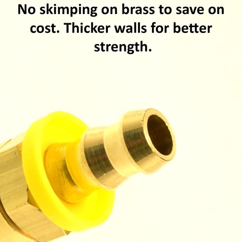 3/8 ID Push On Hose Barb 1/4 Industrial Quick Coupler Connect Air Hose Fittings - Picture 3 of 6