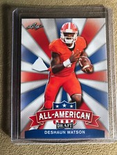 2017 Leaf Draft Deshaun Watson  All American rookie  Houston Texans 1.00 Ship
