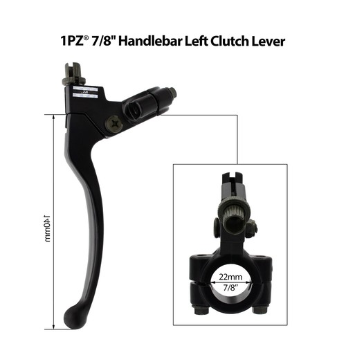 Clutch Lever 7/8'' Handlebar Clutch Cable Yamaha YZ100 YZ125 YZ250 YZ80 YZ85  - Picture 2 of 7