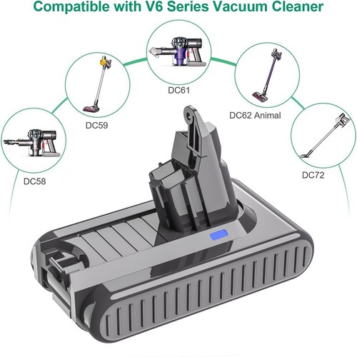 Für Dyson V6 Original Akku 8000mAh DC58 SV03 SV09 DC74 DC62 DC61 Fluffy & Filter - Bild 16 von 24