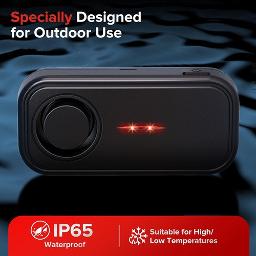 Loud 113dB Wireless Anti-Theft Vibration Bike Motorcycle Security Alarm Remote - Picture 4 of 13