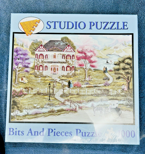 Ann Stookey 1000-teiliges Puzzle HONEYMOON HIDEAWAY HOTEL 25" x 18" NEU & VERSIEGELT 2007 - Bild 2 von 4