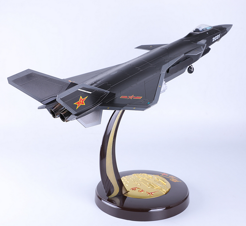1:36 54CM J-20 Stealth Fighter aereo pressofuso aereo militare modello aereo - Foto 1 di 13