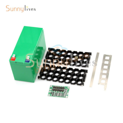 Scatola portaoggetti batteria 12V 7Ah 3X7 18650 supporto 3S 40A BMS con saldatura nichel USA - Foto 16 di 28