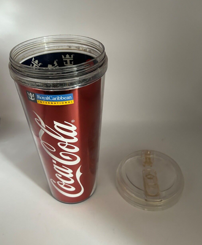 Coca Cola Royal Caribbean Bartender Large Tumbler Travel Cup 2017 Ltd Edition - Picture 5 of 7