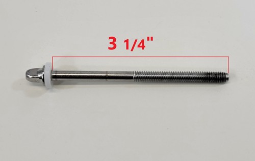 Mapex Bass Drum Chrome Hardware Drum Claws and Tension Rods (2pcs) -NEW - Picture 6 of 6