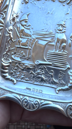 Sterling Silver Tray - Punch & Judy - CFSF - Birmingham - 1893 - Bild 21 von 24