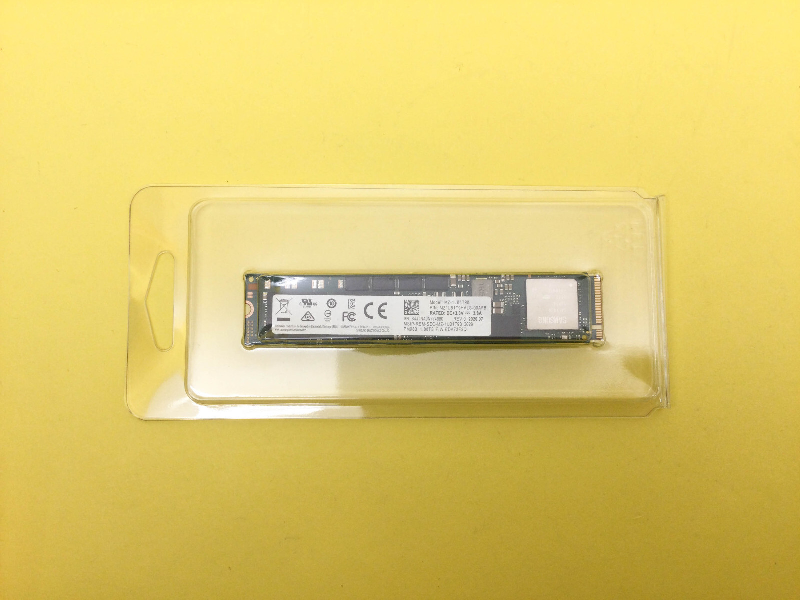 MZ1LB1T9HALS Samsung PM983 1.92TB NVMe PCIe M.2 22110 SSD MZ-1LB1T90 | eBay