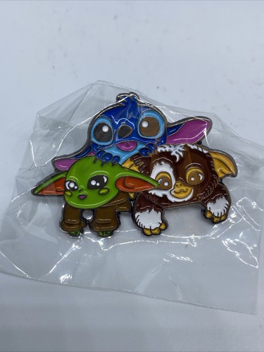 Disney LILO & Stitch Pin enamel pin Lot Stitch Trade Pins Mash Up Gremlins Yoda - Picture 3 of 4