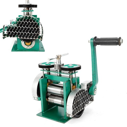 Manual Jewelry Press Rolling Mill Machine Wire Flat Metal Sheet Roller Tool New - Picture 5 of 22
