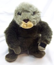 VINTAGE 1995 Smithsonian Oceanic Collection OTTER 9" Plush STUFFED ANIMAL Toy