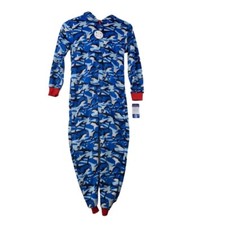 MAX  OLIVIA Big Boys Shark Pajamas Size M