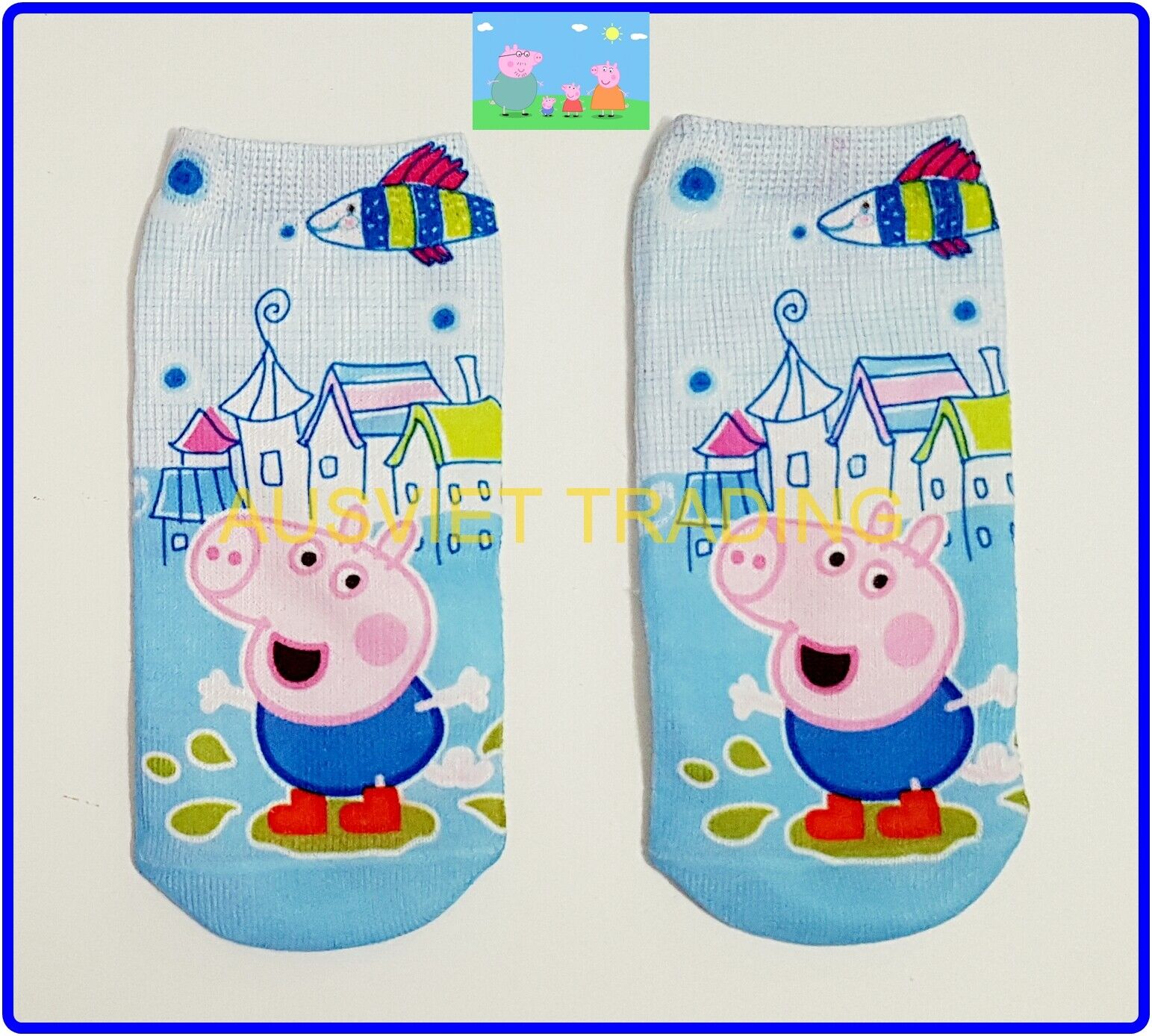 new George Peppa Pig Socks foot Sox set 2 pairs boys girls kids cartoon | eBay new George Peppa Pig Socks foot Sox set 2 pairs boys girls kids cartoon | eBay