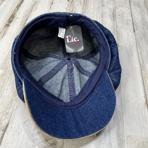 Newsboy Caps By Cato Cotton Cabby Cap Cabbie Hats Denim Gatsby Size S/M HB - Picture 8 of 8