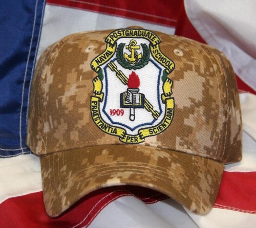 US NAVAL POSTGRADUATE SCHOOL HAT PATCH CAP US NAVY MARINES DOD PRESIDIO MONTEREY - Picture 6 of 27