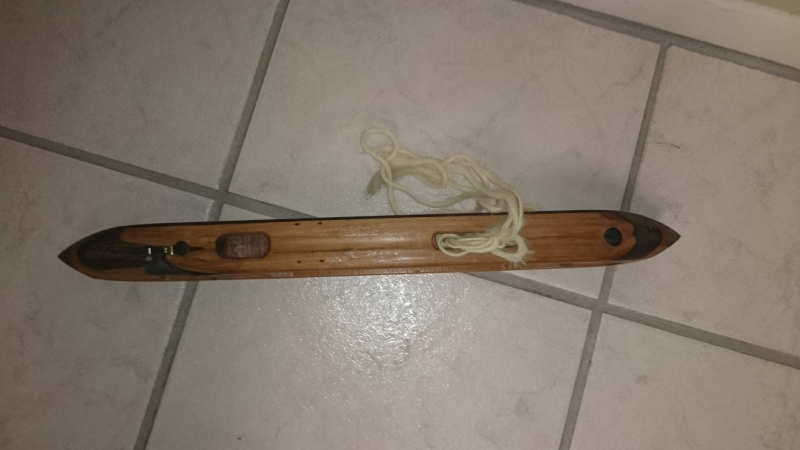 Vintage Shuttlecock Loom Weaving Tool Shuttle Textile Bobbin 1892 eBay