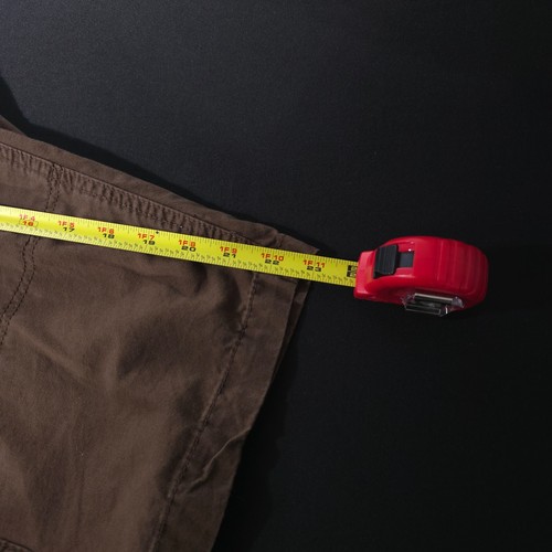 PJ Mark Cargo Shorts Mens 40 Brown Flat Front Drawstring Pockets Cotton Solid - Picture 7 of 15