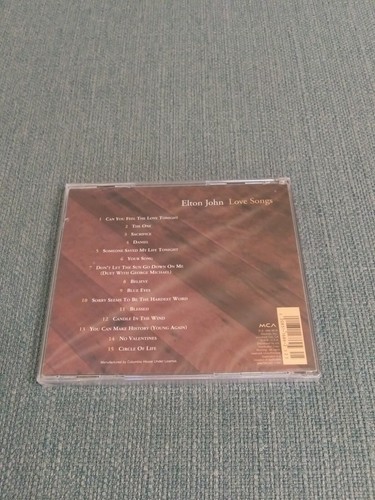 Elton John: Love Songs (CD, Sep-1996, Island/Mercury) Factory Sealed - Picture 2 of 2
