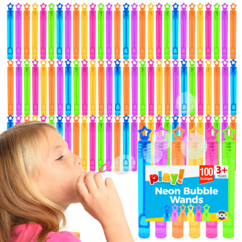 20-60 Kinder Partytasche Bubbles Mini Stäbe Röhren Spielzeug Füllstoffe Gefälligkeiten für Kinder - Bild 17 von 32