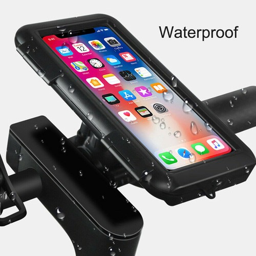 Bike Handlebar Phone Mount Holder Bracket For Motorcycle Bicycle Waterproof - Photo 3 sur 10