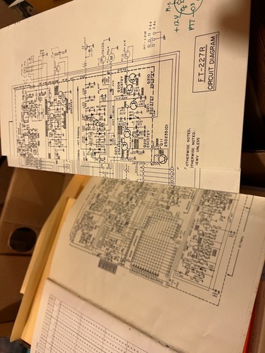 YAESU FT-227R MEMORIZER INSTRUCTION MANUAL , BROCHURE, WARRANTY CARD CIRCUIT D - Zdjęcie 8 z 8