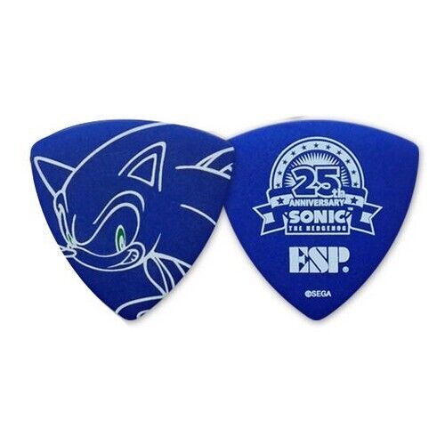 ESP SEGA Sonic & Shadow The Hedgehog 15/25th model Triangle/Teardrop Guitar Pick - Picture 2 of 5