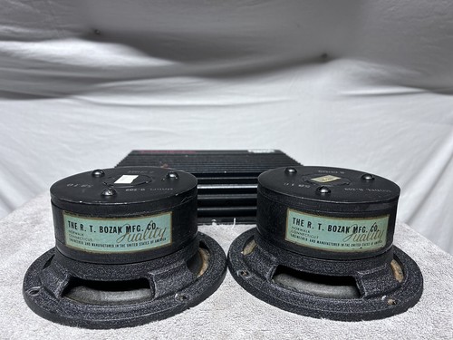 BOZAK B-209 Early MF Driver Pair. Fantastic Condition. 8 Ohms. Working Fine. - Picture 9 of 9