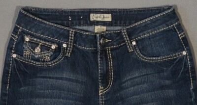 WC09462 FANTASTIC ******EARL JEAN****** CUFFED DENIM WOMENS