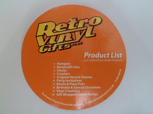 BANANARAMA DRINKS COASTERS Upcycled Vinyl Records 1980's Hit Singles List - Picture 140 of 215