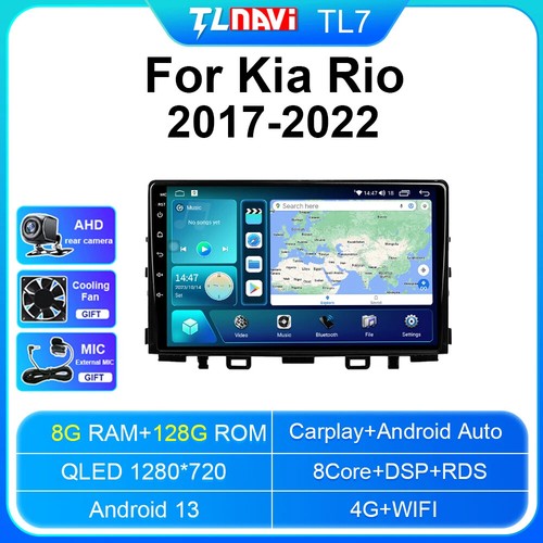 Auto Car Radio Stereo For Kia RIO stonic 2017-2022 Multimedia Video Player GPS - Picture 38 of 48