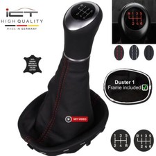 ICT Schaltknauf Schaltsack Leder für Dacia Duster ab 2010 beleuchtet neu