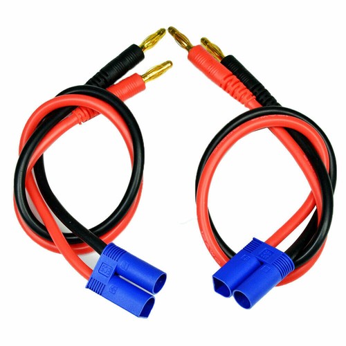 2 EC5 Mâle 4mm Banane Connecteur Fiche Adaptateur Plomb Batterie Charge Câble Lipo 12 - Photo 4 sur 4