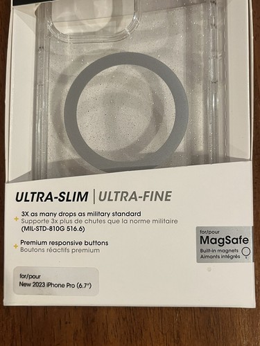 OtterBox Symmetry Series Ultra-Slim Case MagSafe 2023 iPhone Pro (6.7") Stardust - Picture 3 of 16