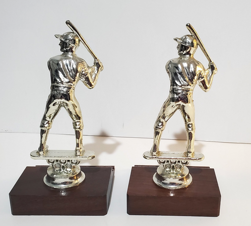 Set of 4 Vintage Little League Baseball Trophies-Not Personalized - Picture 5 of 23