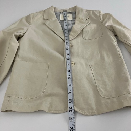 Children's Place Boys Cotton Linen Blend Blazer Size 7 Classic Preppy Wedding - Picture 6 of 9