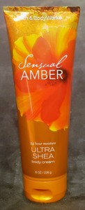 Bath-amp-Body-Works-Sensual-Amber-24-Hr-Moisture-Ultra-Shea-Body-Cream-8-oz