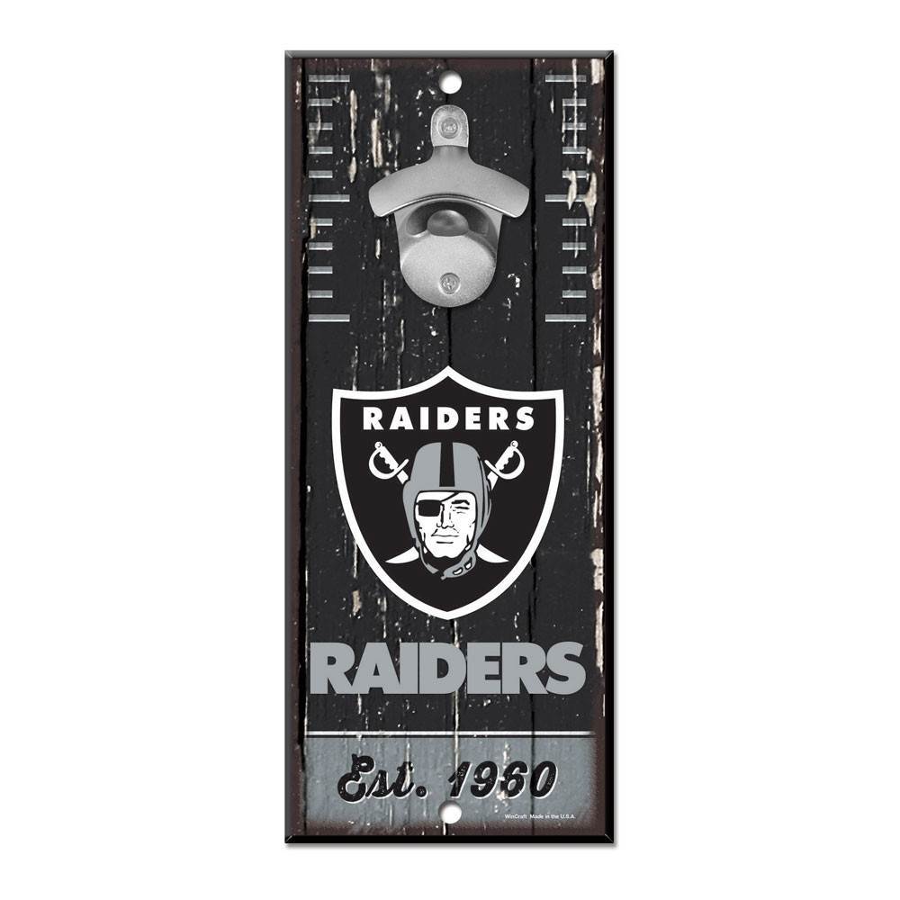 WinCraft Oakland Raiders NFL Bouclier avec décapsuleur WinCraft Oakland Raiders avec NFL Bouclier avec Raiders décapsuleur bd1f7b