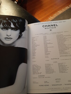 CHANEL 1996/1997 Catalog Collection Autumn winter Stella Tennant