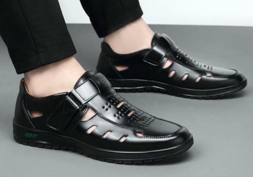 Men‘s Casual Beach Sandals Close Toe Hollow Out Fisherman Roma Driving Shoes Hot - Picture 6 of 14