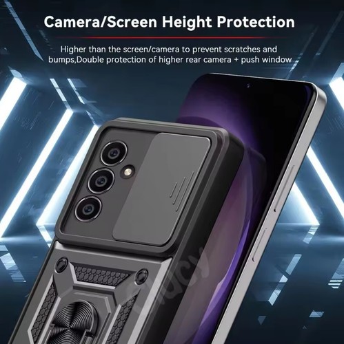 Case Shockproof Armor Magnetic Ring For Samsung Galaxy S24 Ultra,S24 Plus ,S24FE - Picture 9 of 32